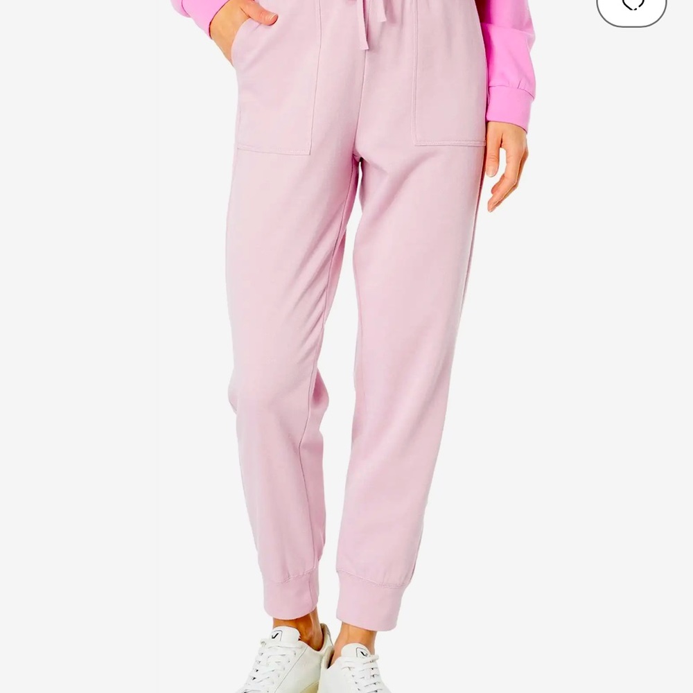 Splendid Eco Fleece Crop Joggers, size:XS,color:Blush